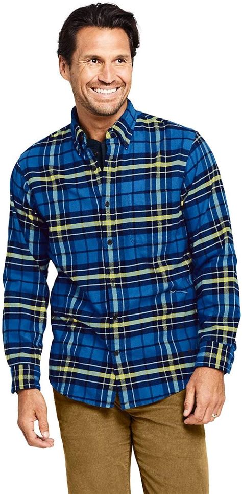 lands end flannel|lands end flannel men.